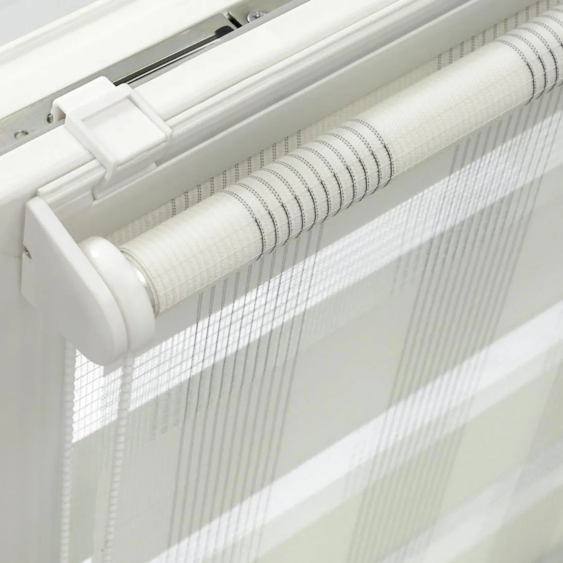 Easyfix Rollo Karo 60x150 cm weiß