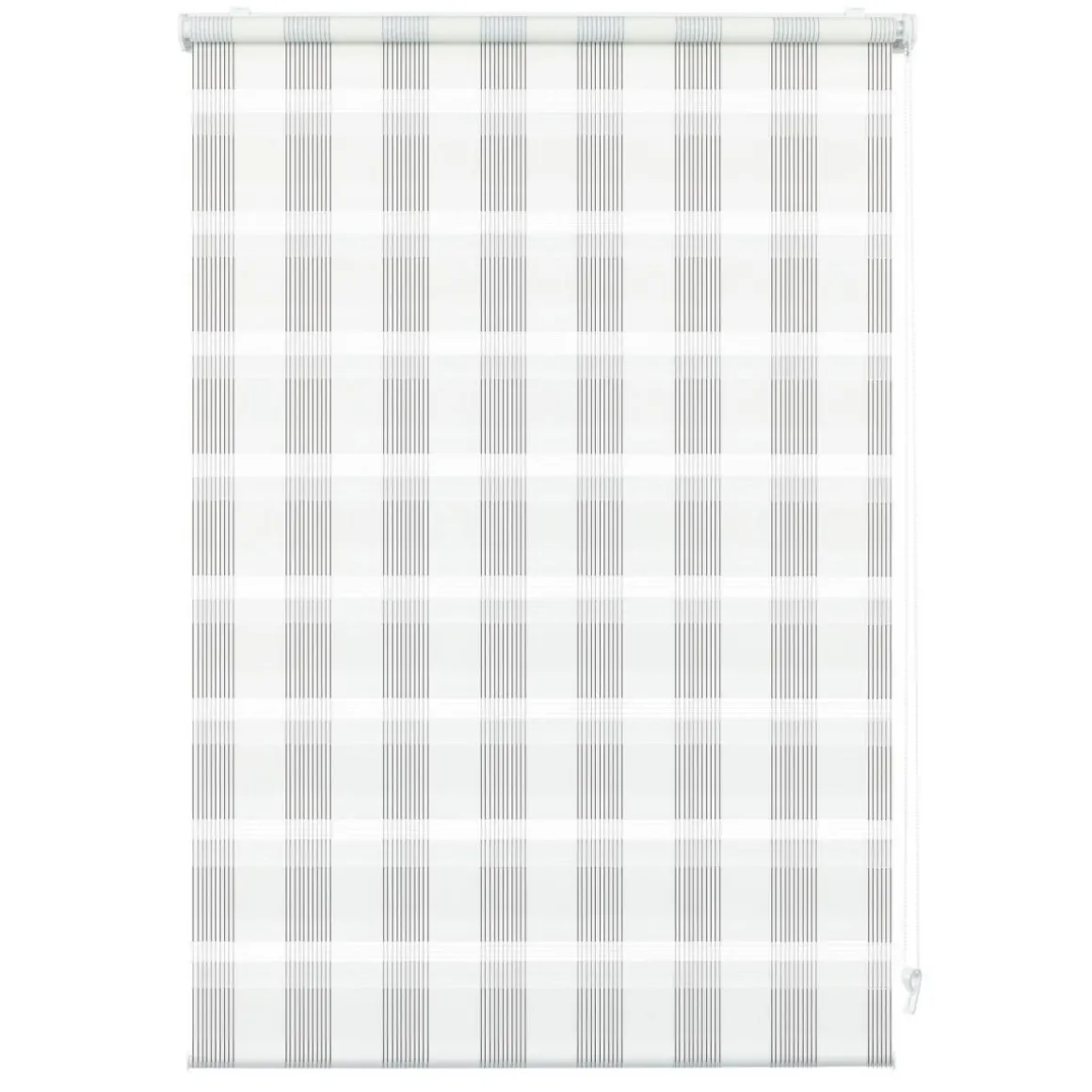 Easyfix Rollo Karo 60x150 cm weiß
