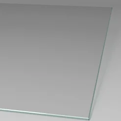 Eckeinstieg 4-teilig silber klar hell1800x750-900x750-900 3-/4-mm ESG