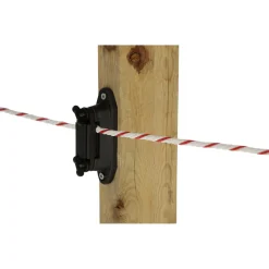 Eck- und Streckenisolator Profi schwarz für 40 mm 10 Stück