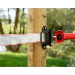 Eck- und Streckenisolator Profi schwarz für 40 mm 6 Stück