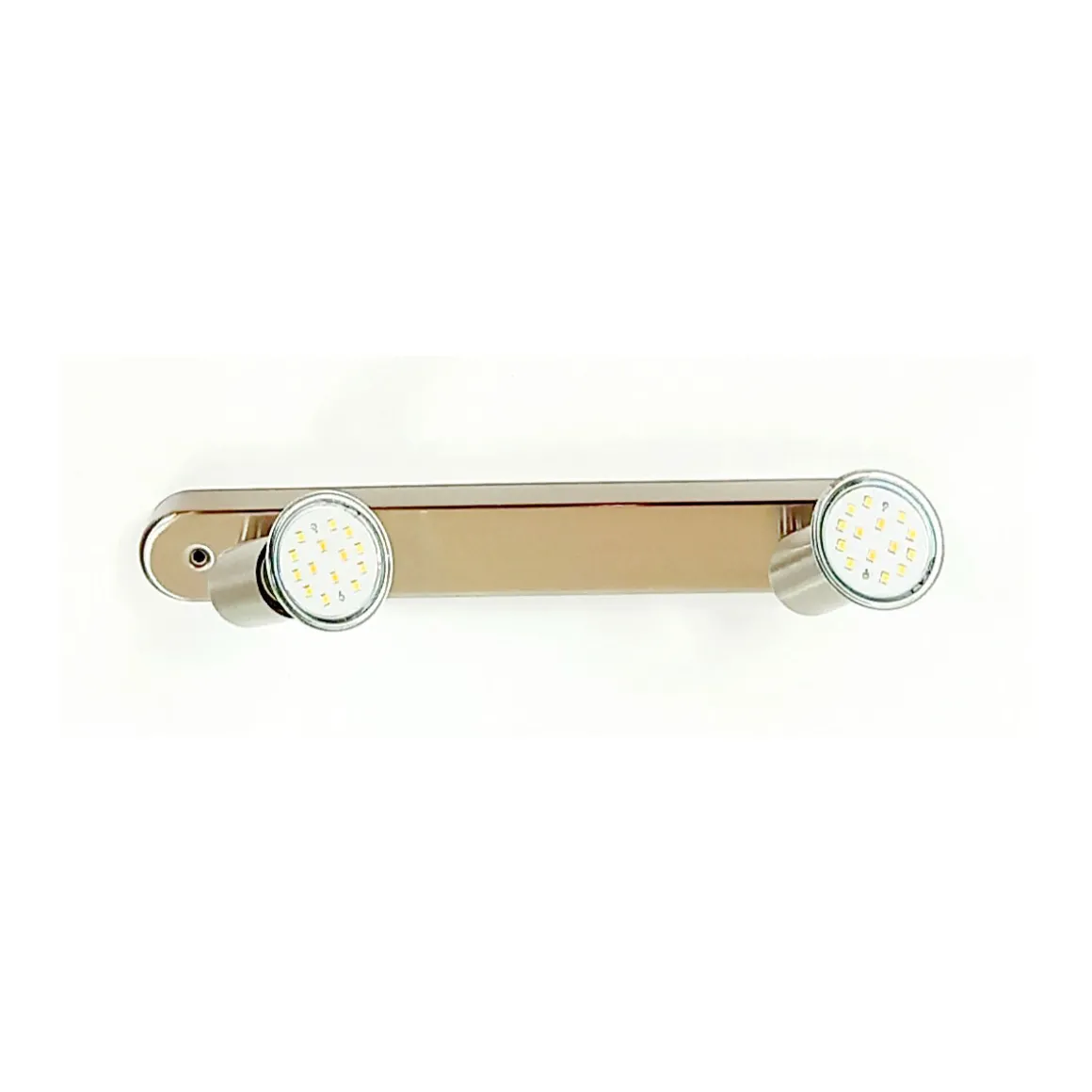 Eglo LED-Strahler Mini 2-flammig 30 x 4 cm nickel-matt