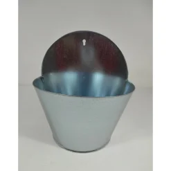 Eimer-Wandampel halbrund 26 cm verzinkt