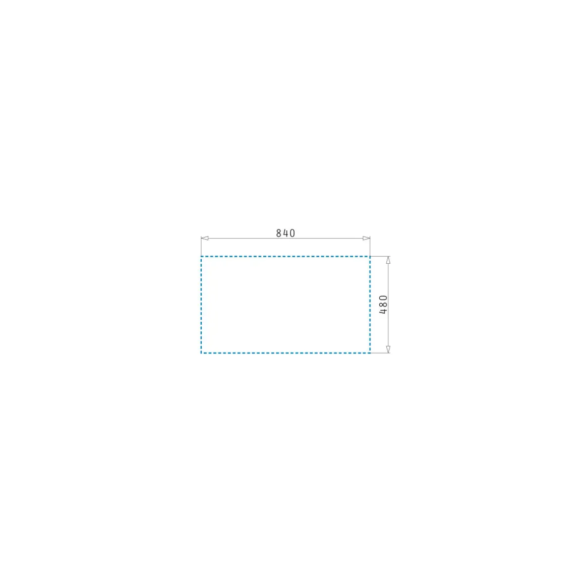 Einbauspuele ATHLOS PLUS 86x50 cm 1B 1DIron grey