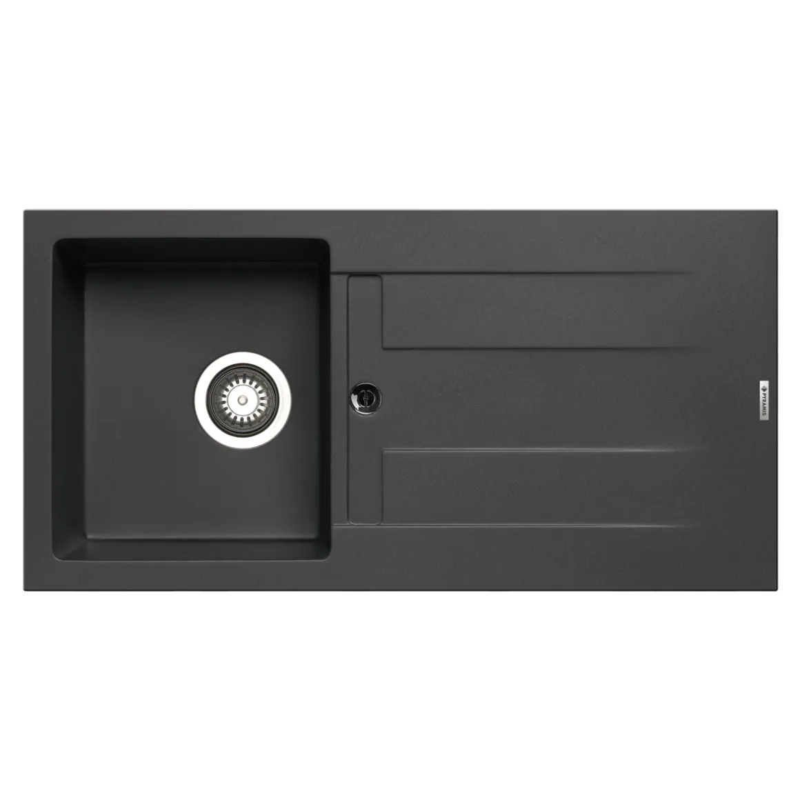 Einbauspuele ATHLOS 86x43,5 cm 1B 1DGranit Carbon