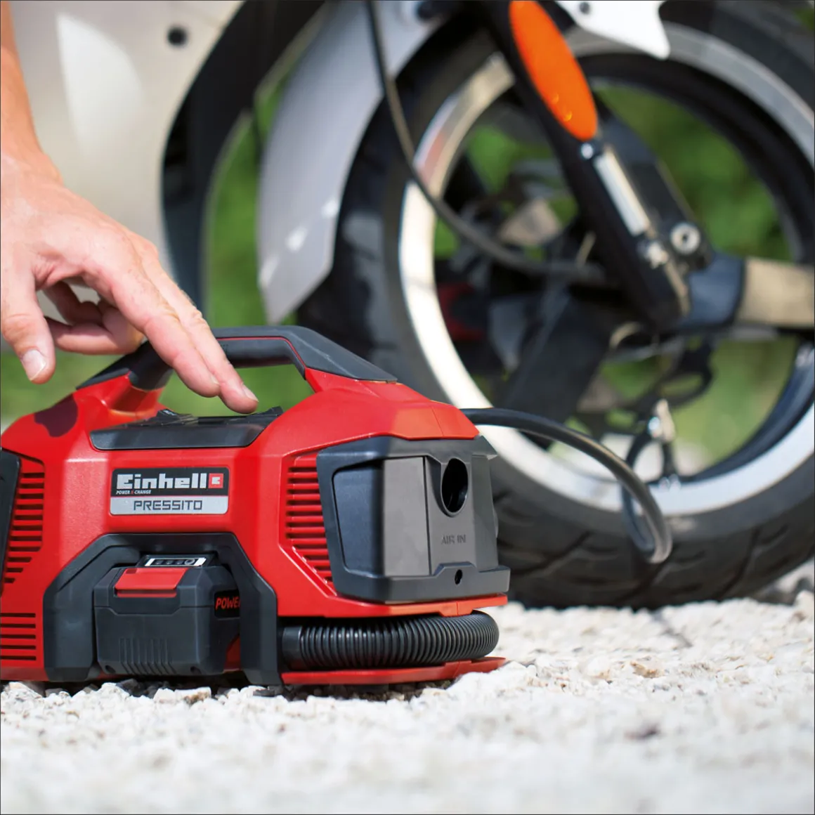 Einhell Hybrid-Kompressor Pressito