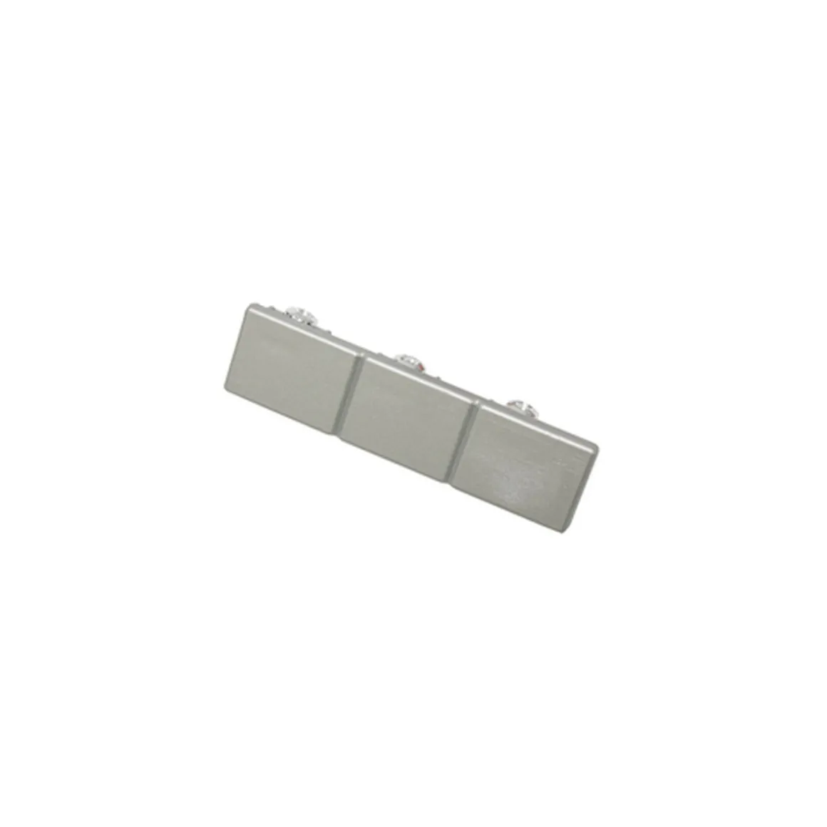 Endstück für 3lfg Schine silber