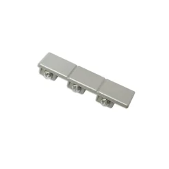 Endstück für 3lfg Schine silber