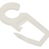 Faltenlegehaken 28 mm roh-weiss