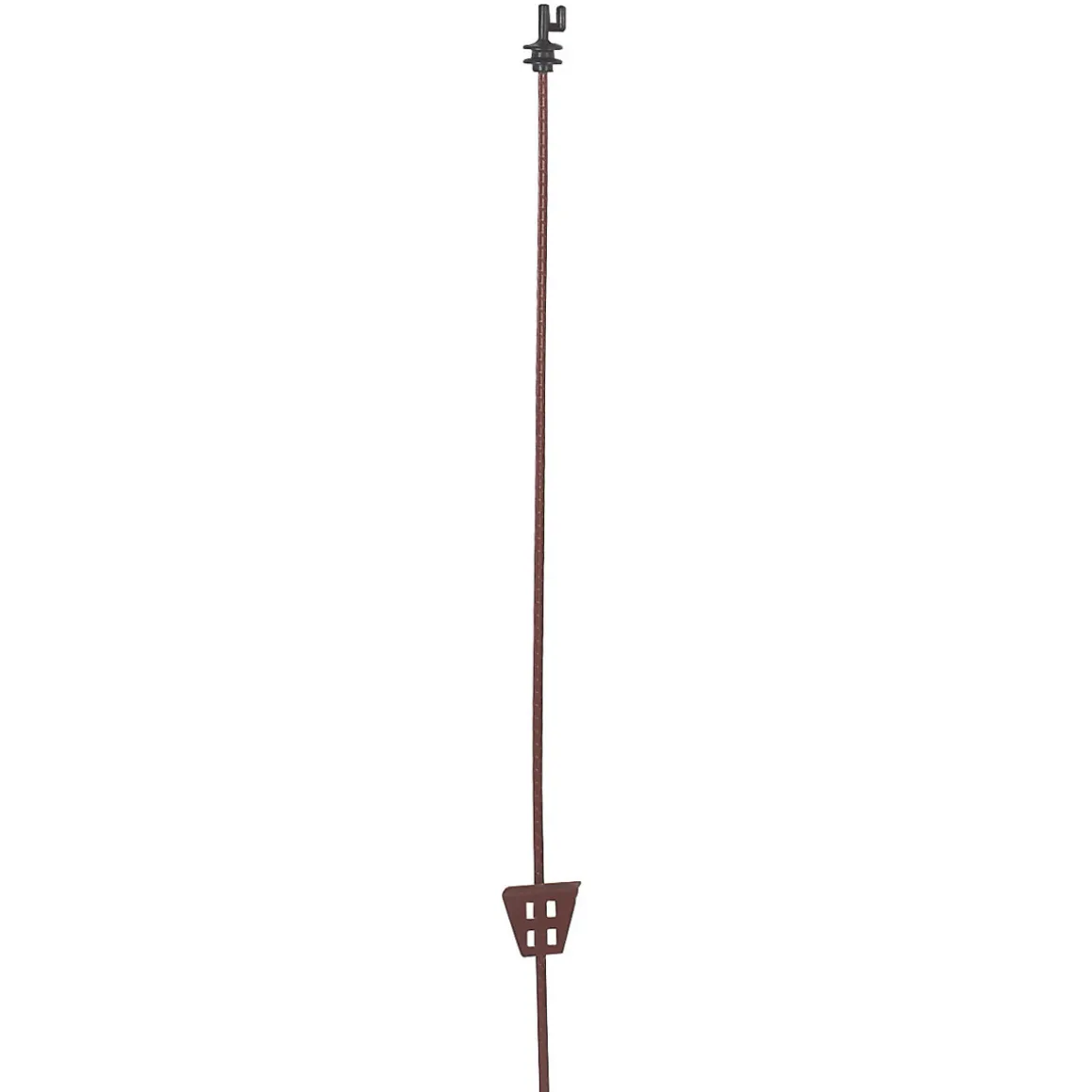 Federstahlpfahl Einzelspitze 107 cm braun 10 Stück