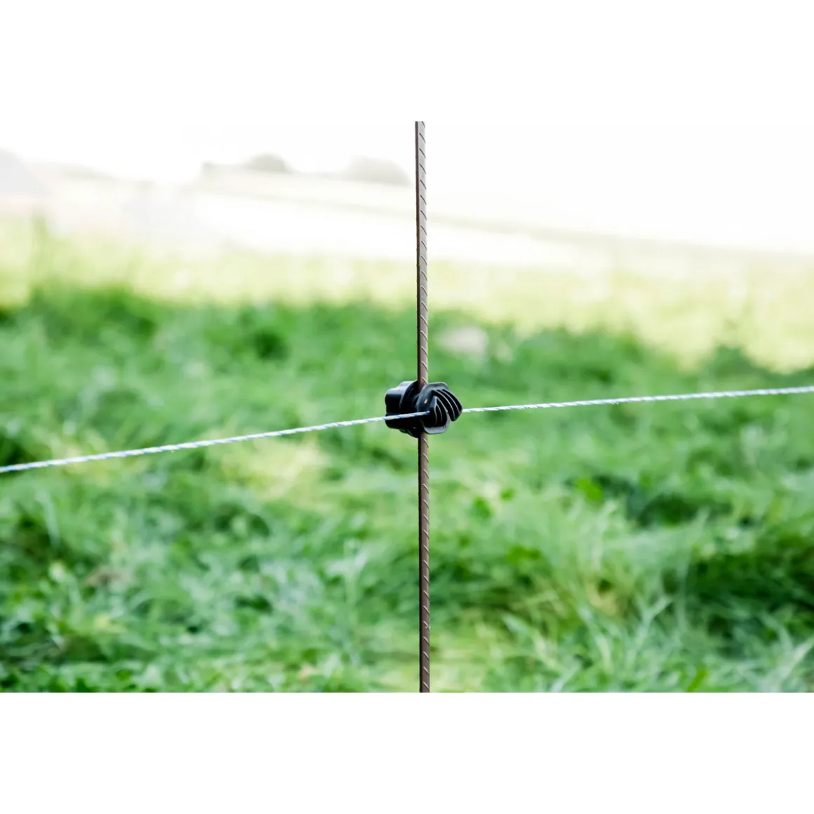 Federstahlpfahl Einzelspitze 107 cm braun 10 Stück