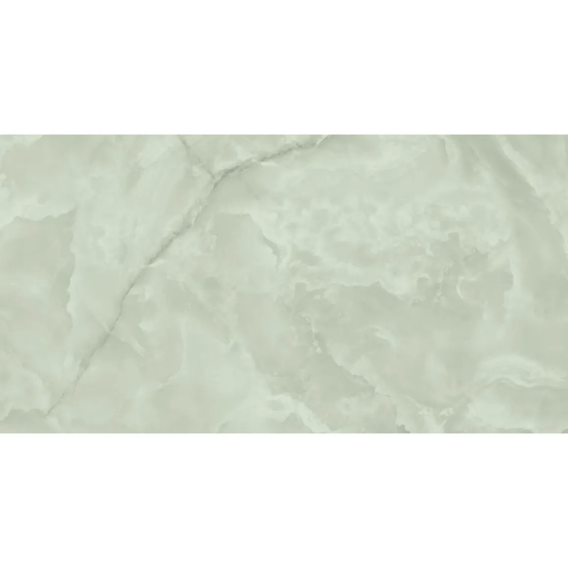 Feinsteinzeug Ginza mint poliert 60 x 120 x 0,7 cm