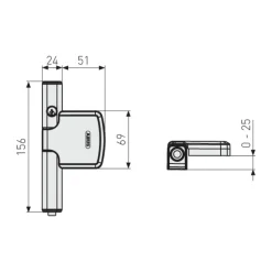 Fenstersicherung FTS 206 B SB