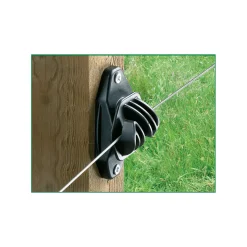 Festzaunisolator Highland schwarz 10 Stück