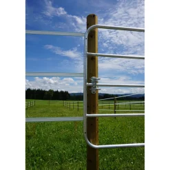 Festzaunpfahl Octo Wood Achteckprofil Durchmesser 14 x 210 cm braun