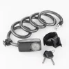 Fischer Bikes Alarm-Spiralschloss 120 cm 12 mm