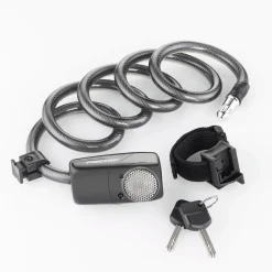 Fischer Bikes Alarm-Spiralschloss 120 cm 12 mm