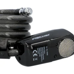 Fischer Bikes Alarm-Spiralschloss 120 cm 12 mm