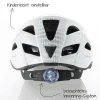 Fischer Bikes Fahrradhelm Urban Lano weiß Größe S/M