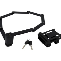 Fischer Bikes Faltschloss mit Halter 110 cm