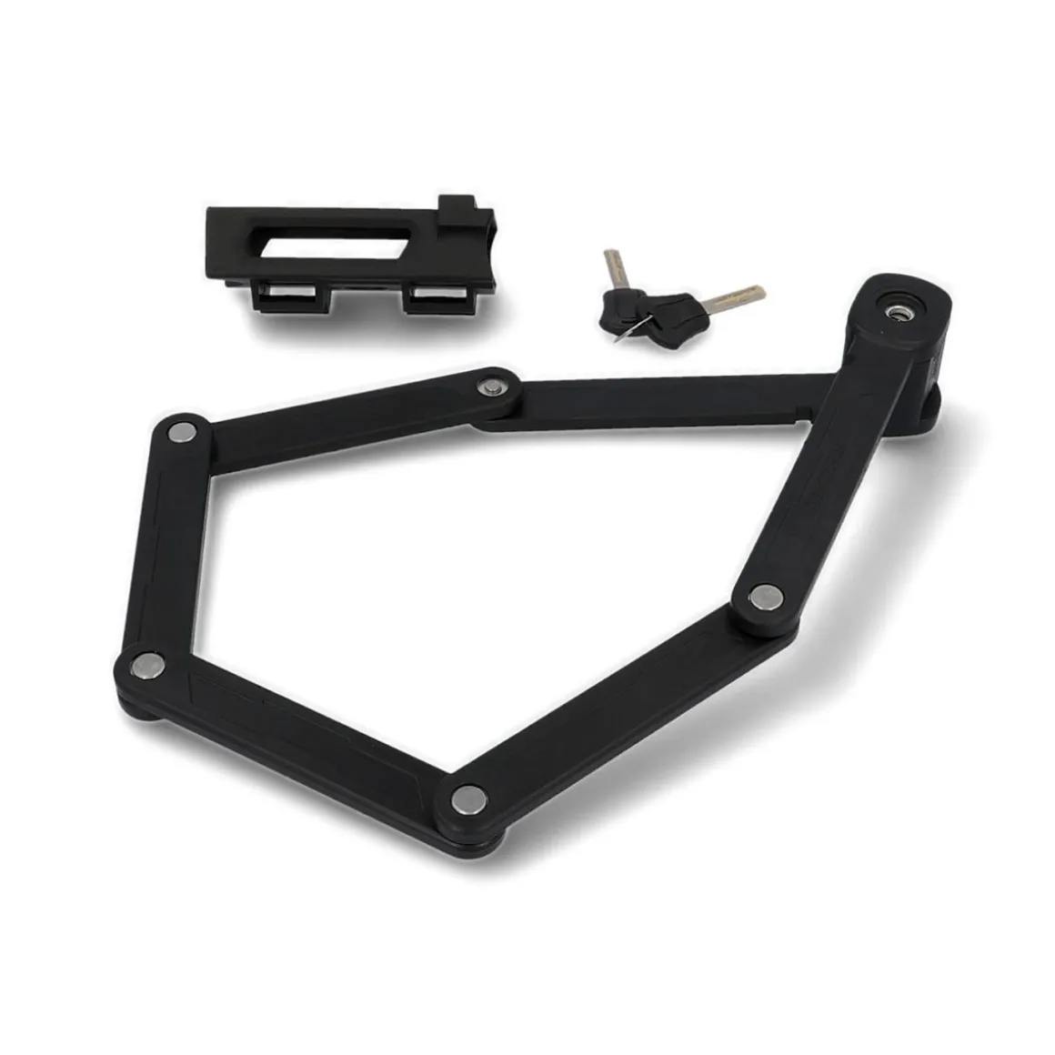 Fischer Bikes Faltschloss mit Halter 85 cm