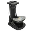 Fischer Bikes Fuß-Standpumpe mit Manometer und Adapter schwarz