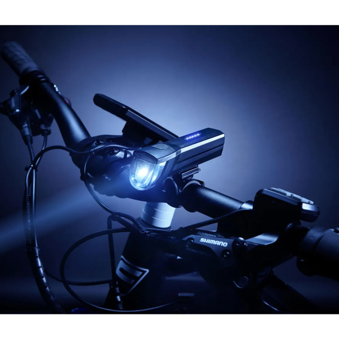 Fischer Bikes LED-Akku-Beleuchtungs-Set 3-teilig