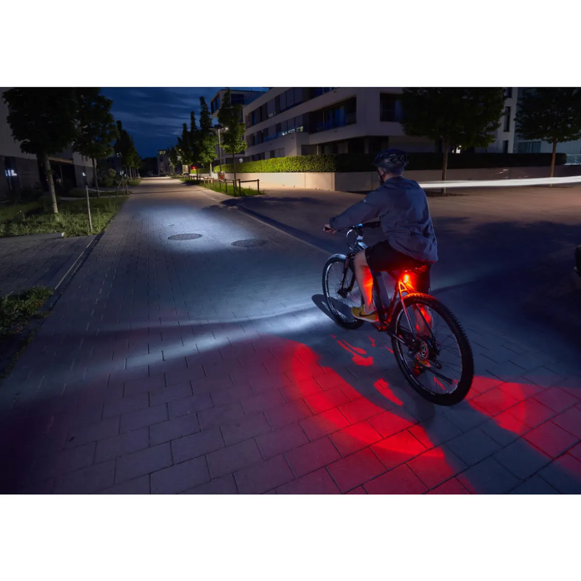 Fischer Bikes LED-Akku-Beleuchtungs-Set 3-teilig