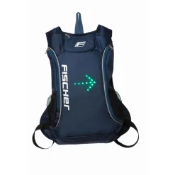 Fischer Bikes Rucksack mit Blinkfunktion blau