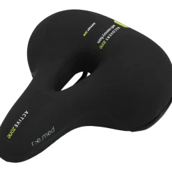 Fischer Bikes Sattel R.E.Med Memory Foam für Tourenrad schwarz
