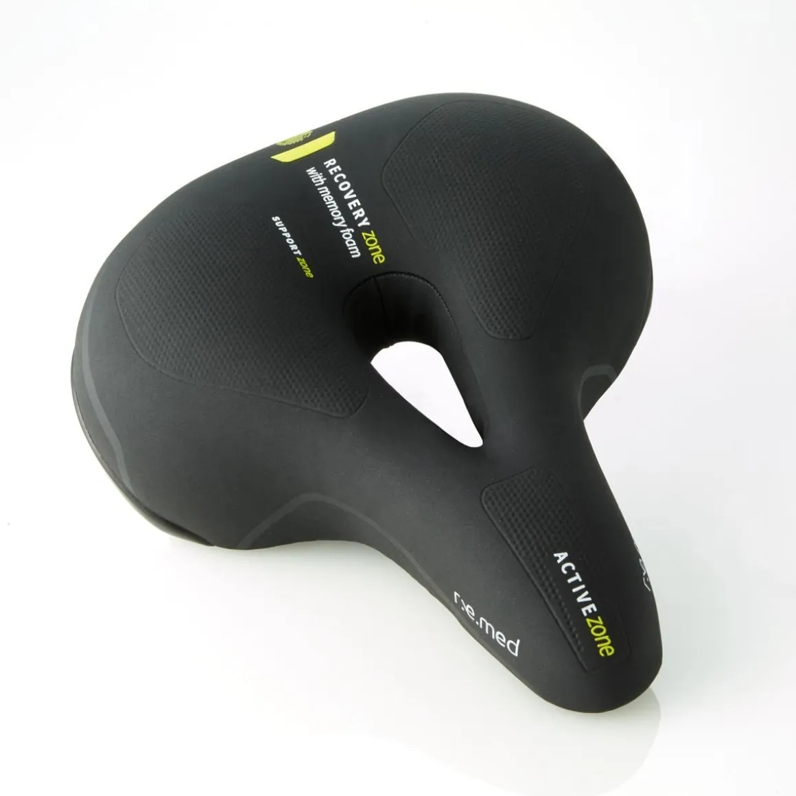 Fischer Bikes Sattel R.E.Med Memory Foam für Tourenrad schwarz