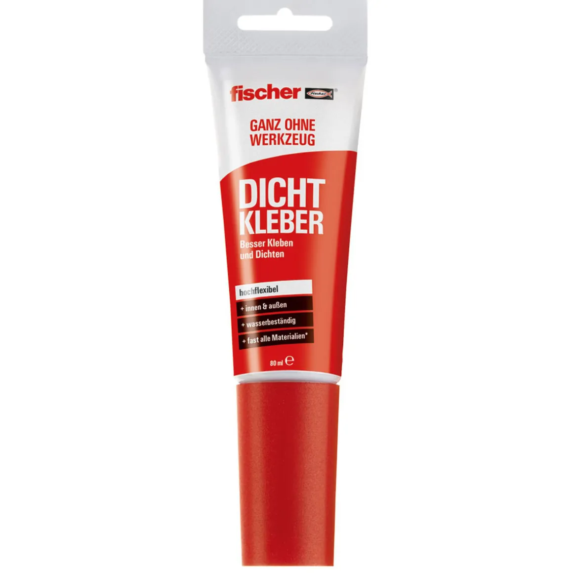 FischerDichtkleber Ganz ohne Werkzeug 80 ml