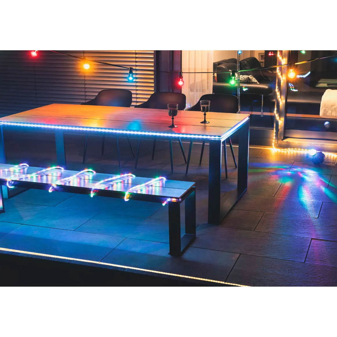 Flector Garten LED-Aussenlichterkette Party 230V