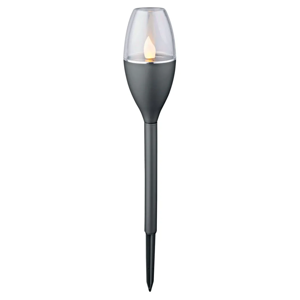 Flector Garten LED-Solarfackel Ambience schwarz 4er-Set