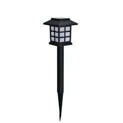 Flector Garten LED-Solarspieß Laterne schwarz inkl Erdspieß