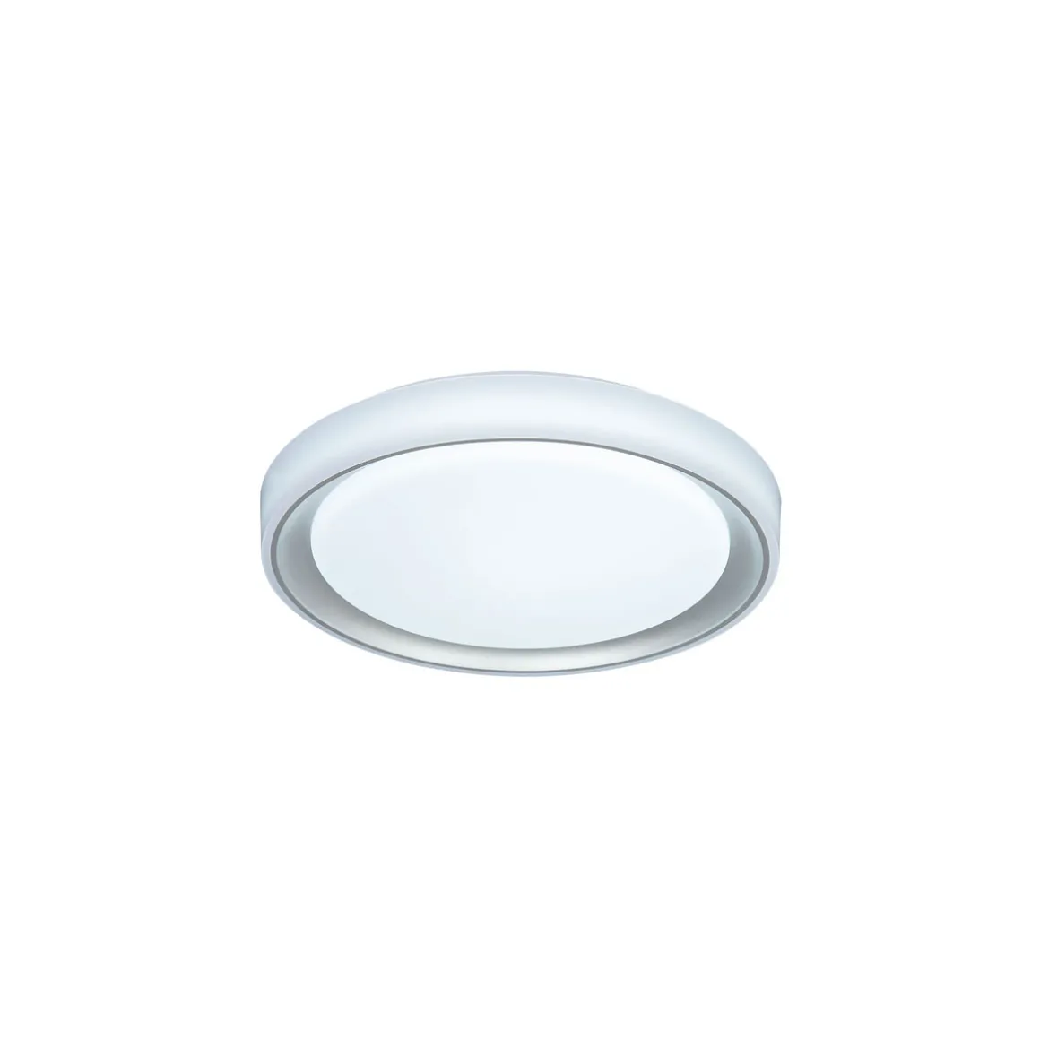 Flector LED-Deckenleuchte Lunetta 24 Watt weiss/silber 3000-6500K