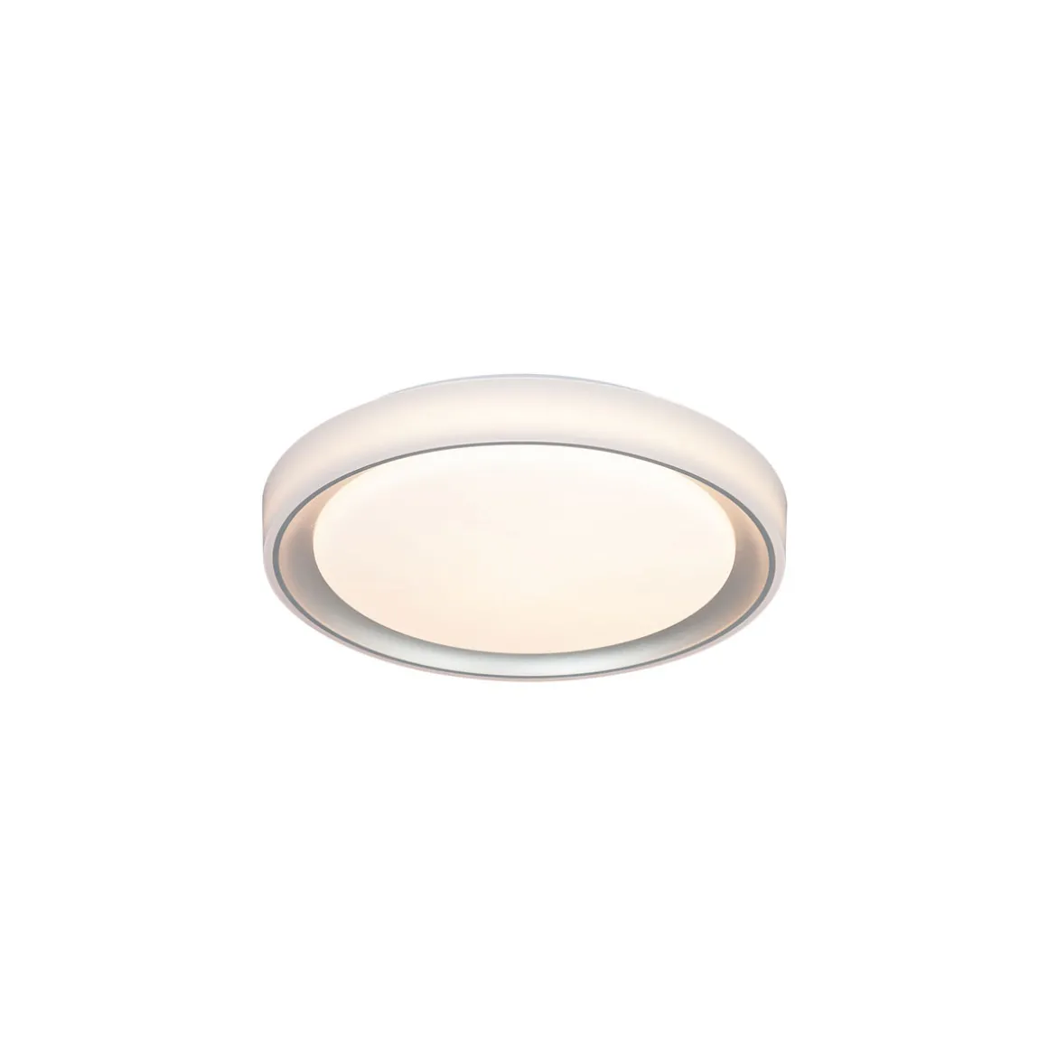 Flector LED-Deckenleuchte Lunetta 24 Watt weiss/silber 3000-6500K