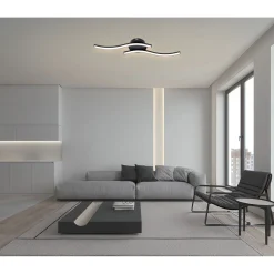 Flector LED-Deckenleuchte Wave 56 x 12 x 4 cm