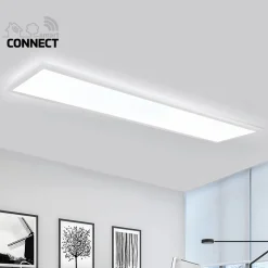 Flector LED-Panel Smart Connect 120 x 30 cm weiß