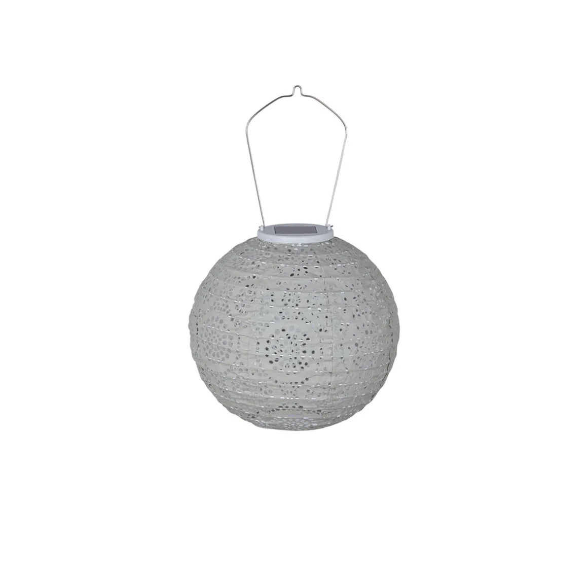 Flector LED-Solarlampion Taupe 20 cm inkl Akku