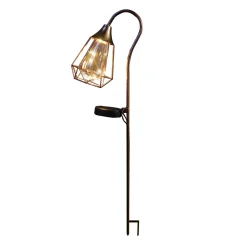 Flector LED-Solarspieß Carl inkl Akku bronzefarben