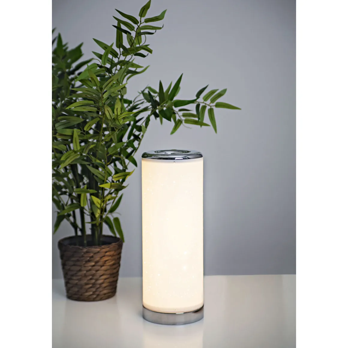 Flector LED-Tischleuchte Starlight silber