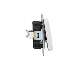 Flector Technik Aus-/ Wechselschalter mattweiß