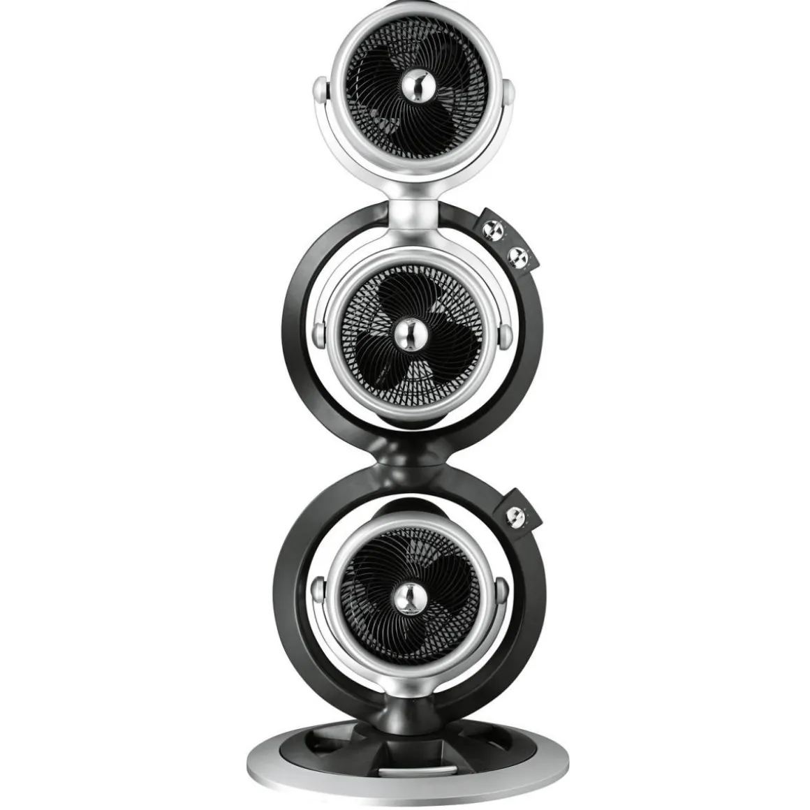 Flector Technik Standventilator Triple schwarz