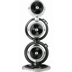 Flector Technik Standventilator Triple schwarz