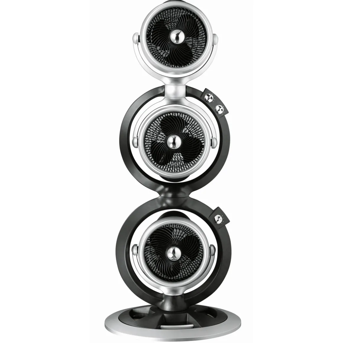 Flector Technik Standventilator Triple schwarz