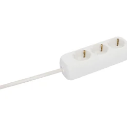 Flector Technik Tischsteckdose 3-fach weiß