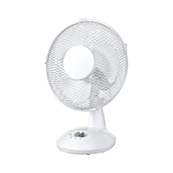 Flector Technik Tischventilator Jupiter Durchmesser 23 cm weiß