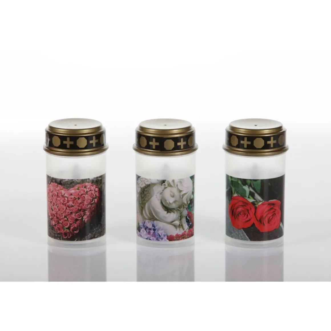 Flower Power LED Outdoor Grablampe mit Dorn TUMBA WHITE 7 x 13 cm Kunststoff