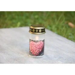 Flower Power LED Outdoor Grablampe mit Dorn TUMBA WHITE 7 x 13 cm Kunststoff